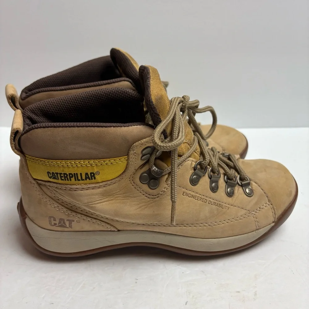 Caterpillar Men's Active Alaska Lace-Up Boot, Honey, 8 M US Hiking Work